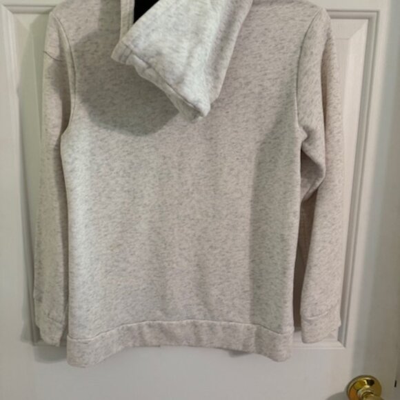 Old Navy Boy's Graphic Dynamic Fleece Pullover with Hood Light Gray Sz Large - Picture 8 of 8